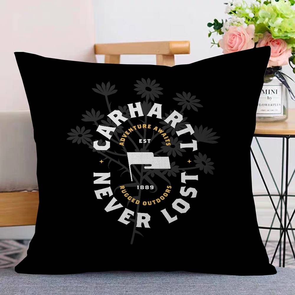 C-Carharttes Pillow Cushion Cover Pillowcase Living Room Sofa Home Decor Customized