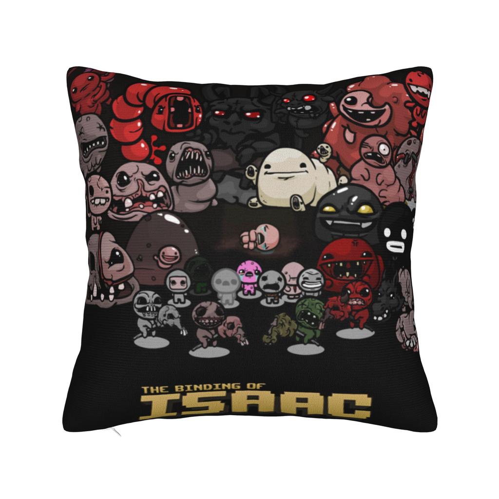 The Binding of Isaac Pillowcases Product Soft Cushion Cover Pillow Covers Car Decor Zipper Multiple Sizes