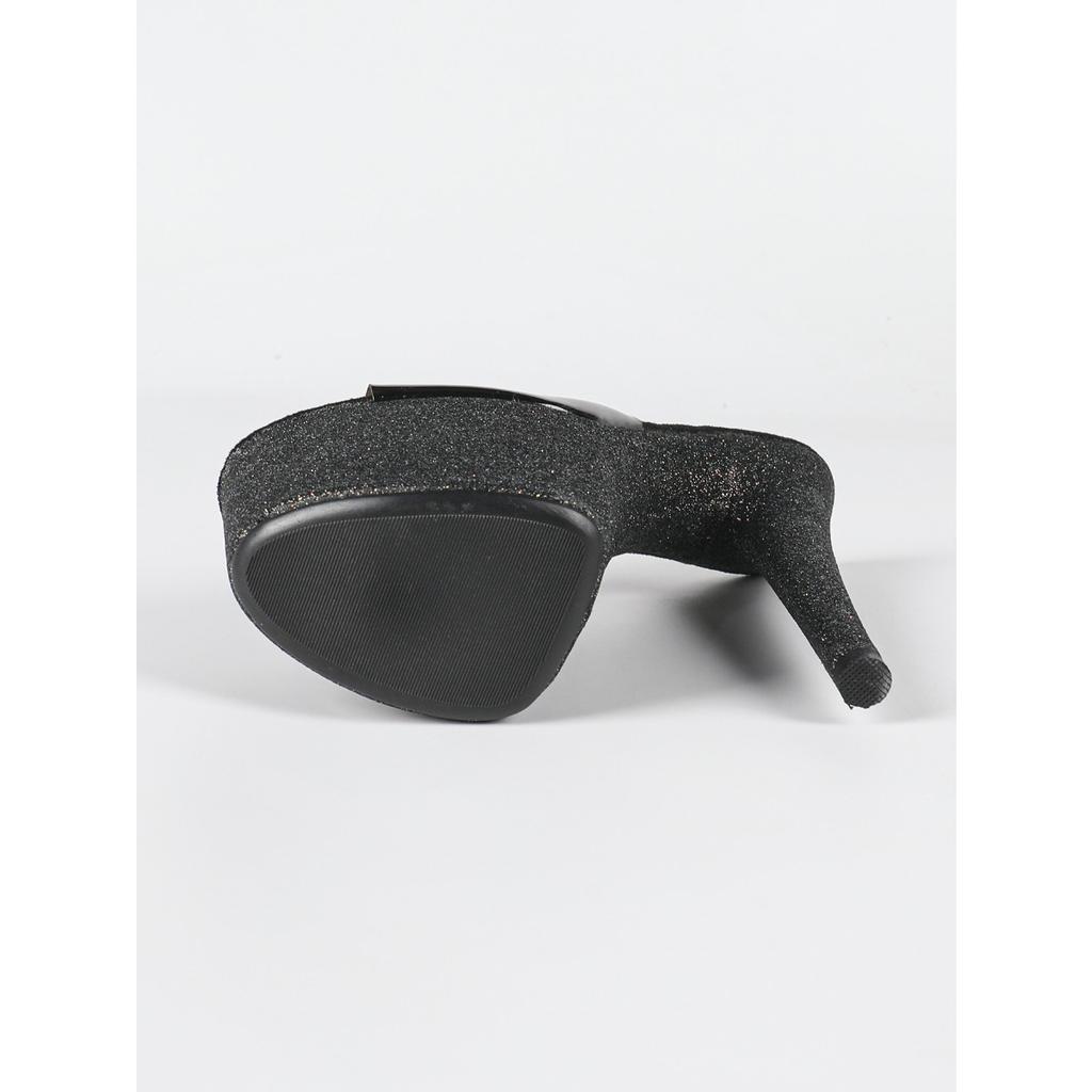 181-Q39 2024 Autumn New Women's Roman Fish Mouth High Heels - Waterproof, Outer Heel, Sexy Nightclub Shoes