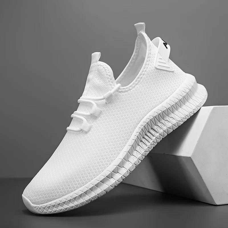 Fashion Summer Mesh Walking Sport Tenis Shoes Breathable Casual Shoes Lightweight Men Running Shoes Classical Fashion Anti Slip Sneakers