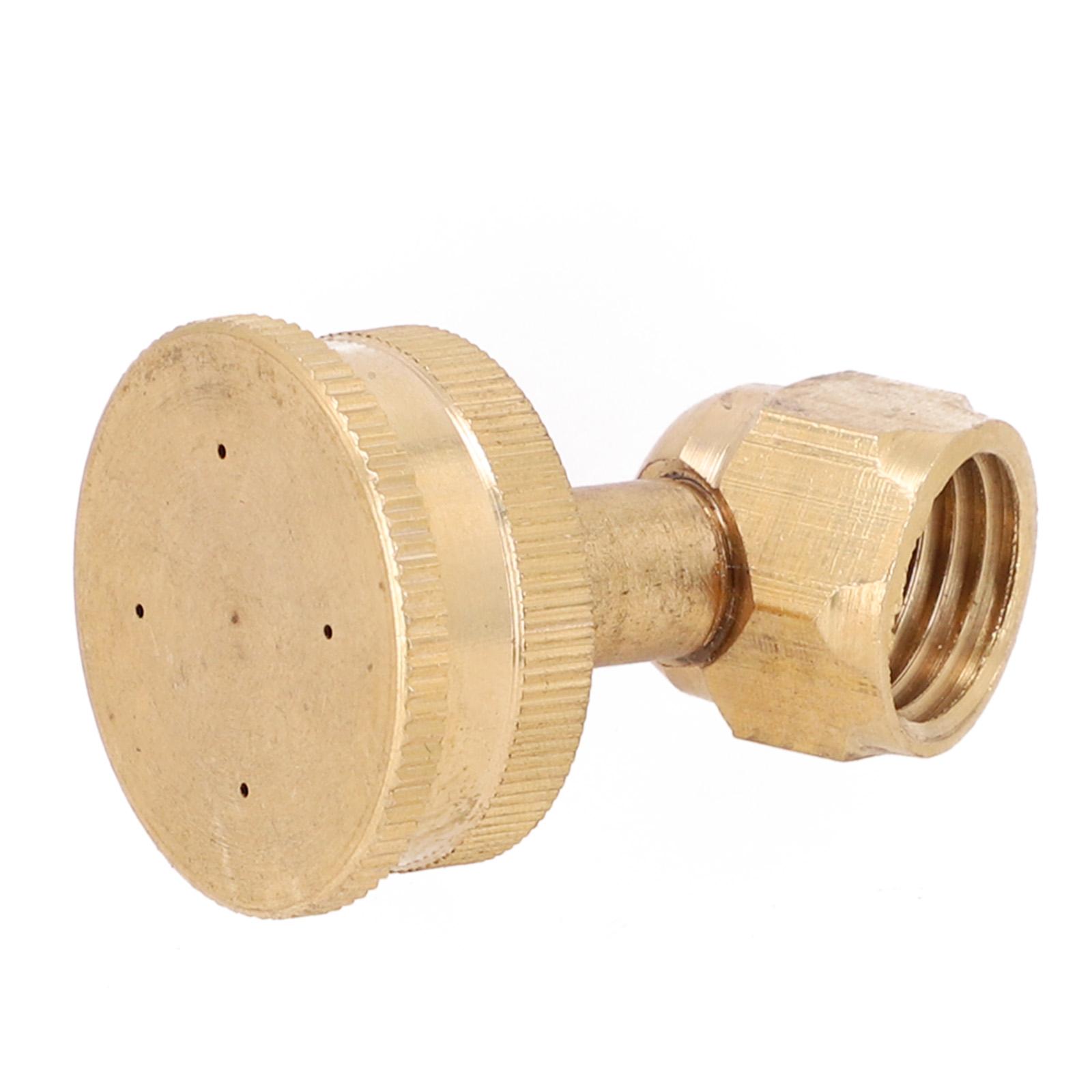 Adjustable 4 Hole Brass Sprayer Nozzle Atomizing Spray M-14 Fitting Hose Fitting Garden Nozzle Spray Pesticide-Misting Nozzle
