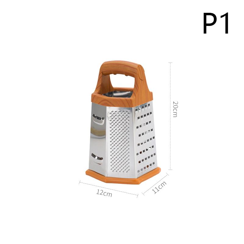 1Pc Fruit And Vegetable Grater Six-Sided Combination Planer Multifunctional Vegetable Cutter Radish Shredded Potato Shreds