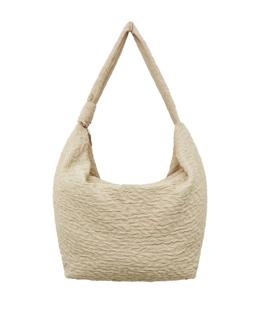 Siyazu Siac3090 Wrinkle Bag_Ash Beige