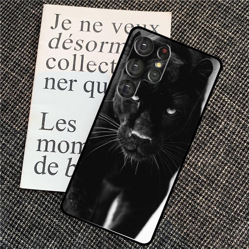 

Cheetah Panther Case For Samsung Galaxy S25 S24 Ultra S20 S21 S22 S23 Ultra S9 S10 Plus S25 FE Back Cover Galaxy S24