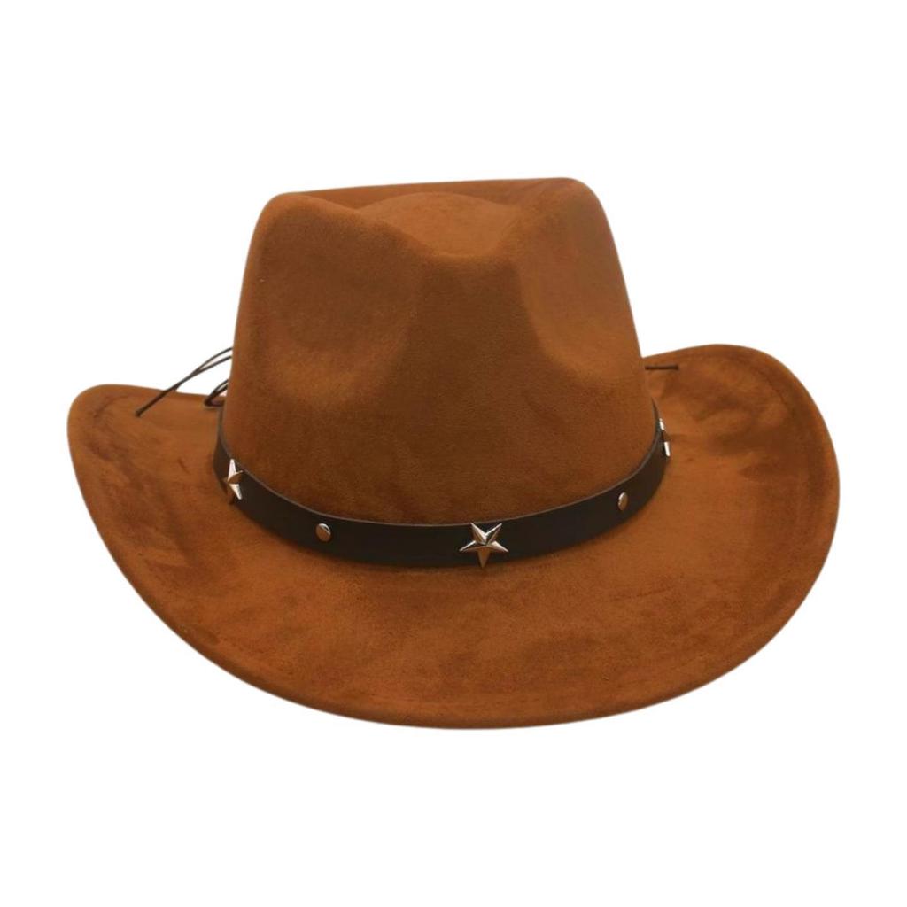 French Premium Top Hat Suede Four Seasons Sunscreen Sun Hat Western Cowboy Hat