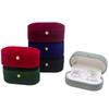 1 Pcs Felt Ring Box Mini Portable Ear Stud Jewelry Box Wedding Ring Pair Box Jewelry Storage Box