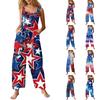 Women's Casual Pants Sleeveless Day Printed Cotton Pants