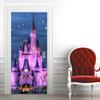 Glowing In the Night Castle Sticker Decals for Door Decoration Waterproof Removable Vinyl DIY Stickers Porte Princess Girls Room