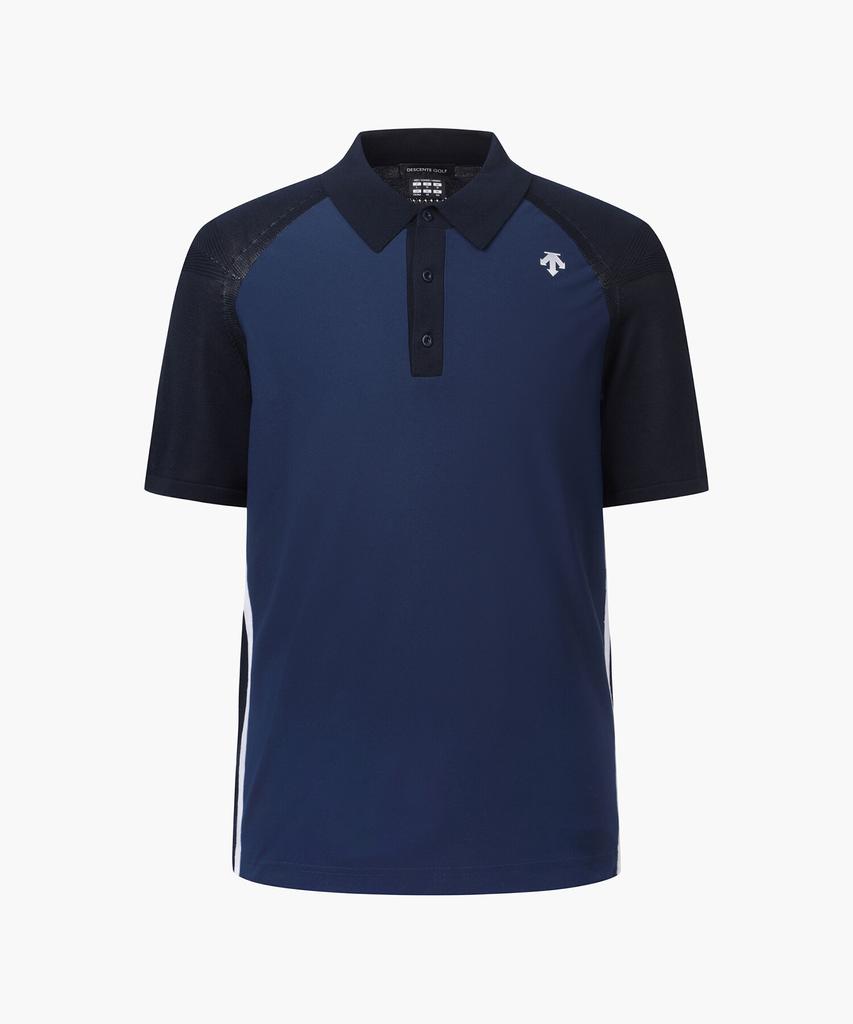 DESCENTE GOLF Men'S Knit Jersey Mix Short Sleeve T-Shirt (Dp21Mfts45)