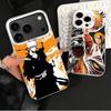 Bleach Kurosaki Ichigo Soft Phone Case for iPhone 15 16 17 Pro Max 17Air 16E 14 Plus 13 12 Mini Shockproof Cover Back Shell
