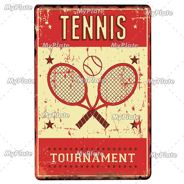 Soccer Metal Sign Vintage Plaque Tin Sign Wall Decor For Home Bar Pub Club Plate Crafts Art Poster Gift Sport Tennis Poster