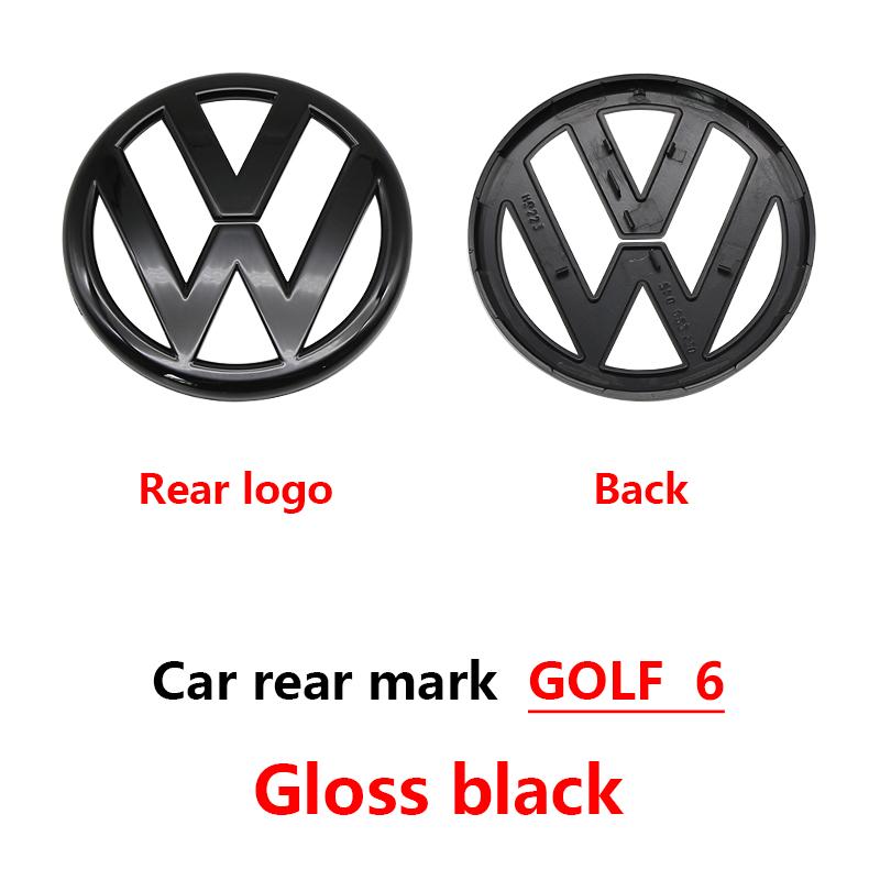För VOLKSWAGEN VW 1 st Bil Original Ersättning Framgrillmärke Bagagelucka Baklucka Emblem Logotyp Dekor Tillbehör För VW MK6 GOLF 6 2