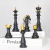 1PCS Royal Resin Chess Decor Set - Creative Home Sculpture for Living Room/Cabinet/Entryway Desktop, Ornamental Display Piece