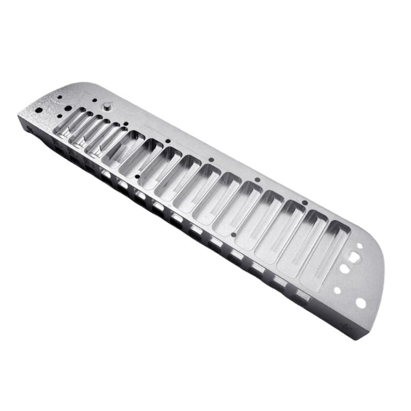 Aluminum Smooth C Key Harmonica Mouth Organ Metal Comb Harmonica for Easy Play and Quick Assembly Easy To Use