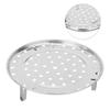 Round Shape Steam Holder Stainless Steel Steam Rack Stand Convenient Steaming Plate  Steaming Food