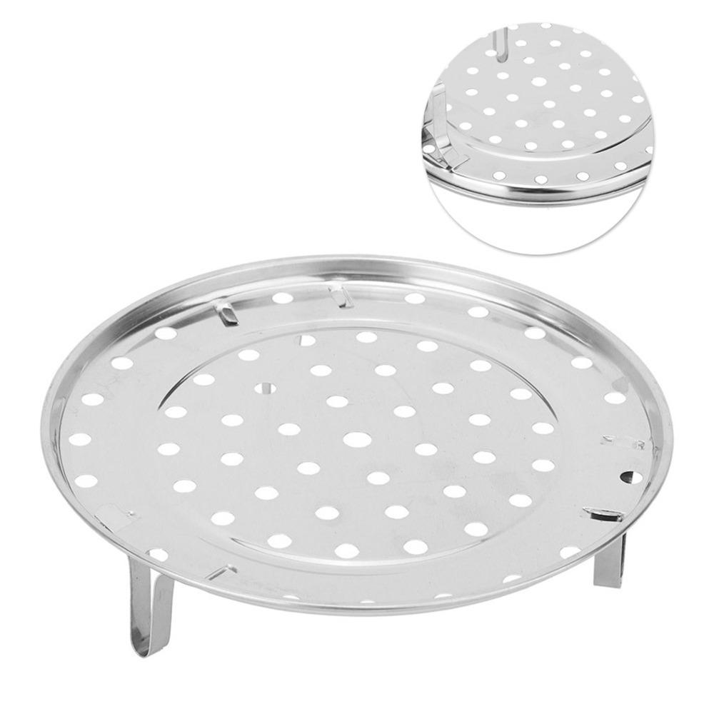 Round Shape Steam Holder Stainless Steel Steam Rack Stand Convenient Steaming Plate Steaming Food