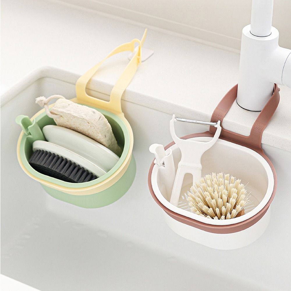 2Pcs Detachable Sink Hanging Strainer Basket 2 In 1 Faucet Hanging Filter Bag  Kitchen Accessories