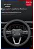 Ford Escape 2020-2024 Steering Wheel Cover, All-Season, No-Sew, Anti-Slip, Sweat-Absorbent