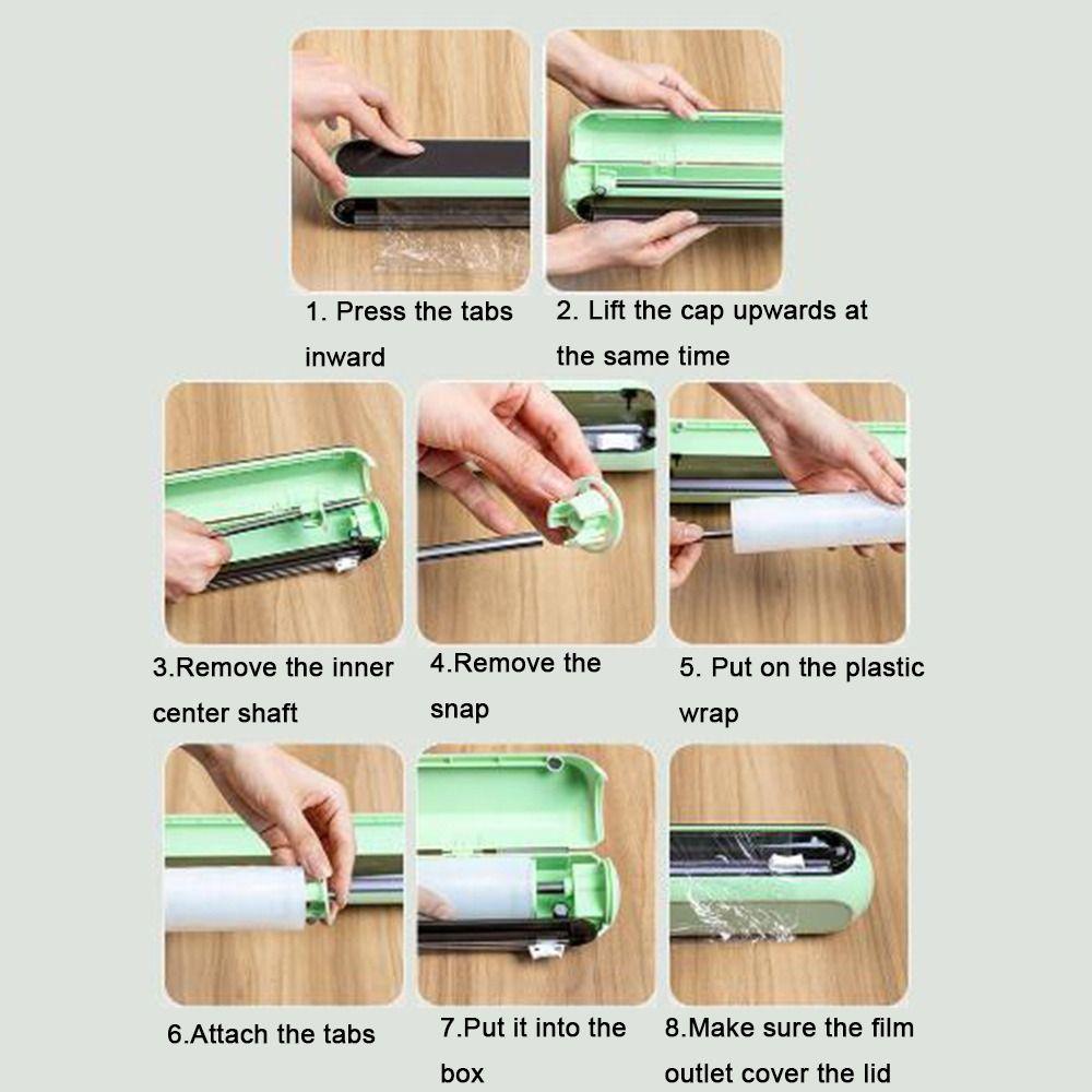 Ścienny Dzielnik do Folii Spożywczej Gładko Tnący Dozownik Folii Aluminiowej Lodówka