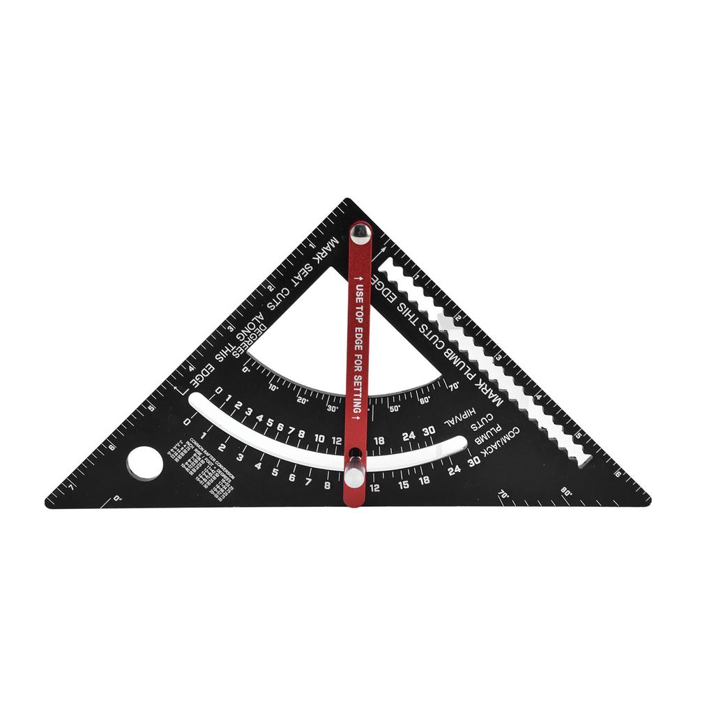 Adjustable Triangle Ruler Movable Aluminum Alloy Multifunctional Woodworking Layout Tool
