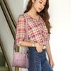 Women's Messenger Bag New Soft Leather Retro Women's Bag Simple Casual Bucket Small Bag Casual Multi-layer Shoulder Bag