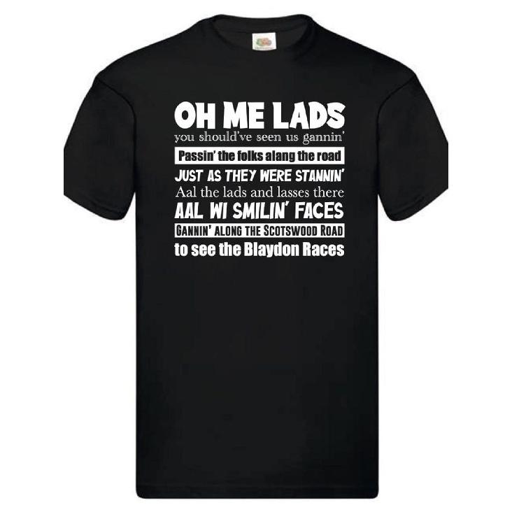 Blaydon Races Newcastle (T-Shirt) S чёрный