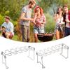 Hähnchenschenkelhalter Antihaft Grillen BBQ Barbecue Rippchenhalter Halter Schenkel Stahl Hähnchen Edelstahl Braten W3Y0