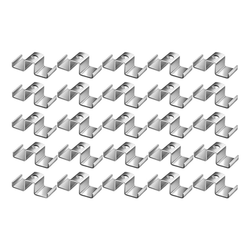 Quick Installation Grille Clamps Heavy Type Zincs Coated Grille Fixture Clip for Temporary Structures and Exhibition