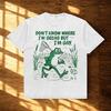 Don't Know Where I'm Going But I'm Gay Frog T-Shirt Cute LGBTQ Meme Tee