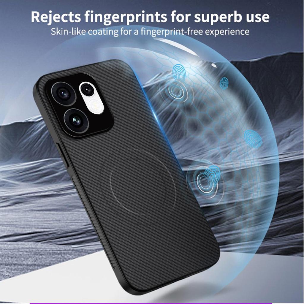 Carbon Fiber Texture TPU Phone Case for OPPO Reno16 5G Shockproof Soft Cover