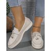 Women Casual Single Shoes Spring Autumn One Foot Lazy Person Bean Shoes Loafers