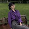 La Chapelle Chic Commuter Button-Down Shirt with Shawl