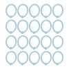 40 Pcs   Rings Multifunction Multiple Colors Round Hole Loose Lf Paper Single Rings