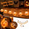 Halloween String Lights with and Pumpkin Bulb Shapes for Indoor Outdoor Party Decoration