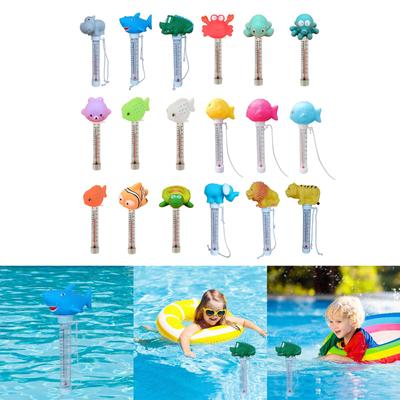 Cartoon Floating Pool Thermometer Lovely Water Temperature Reader Providing Accurate Readings for Secure Pool Experience