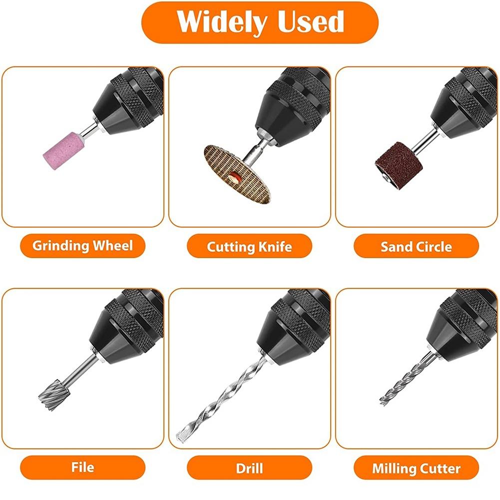 Drill Chuck Bit Clamping Range Drill Keyless Adapter