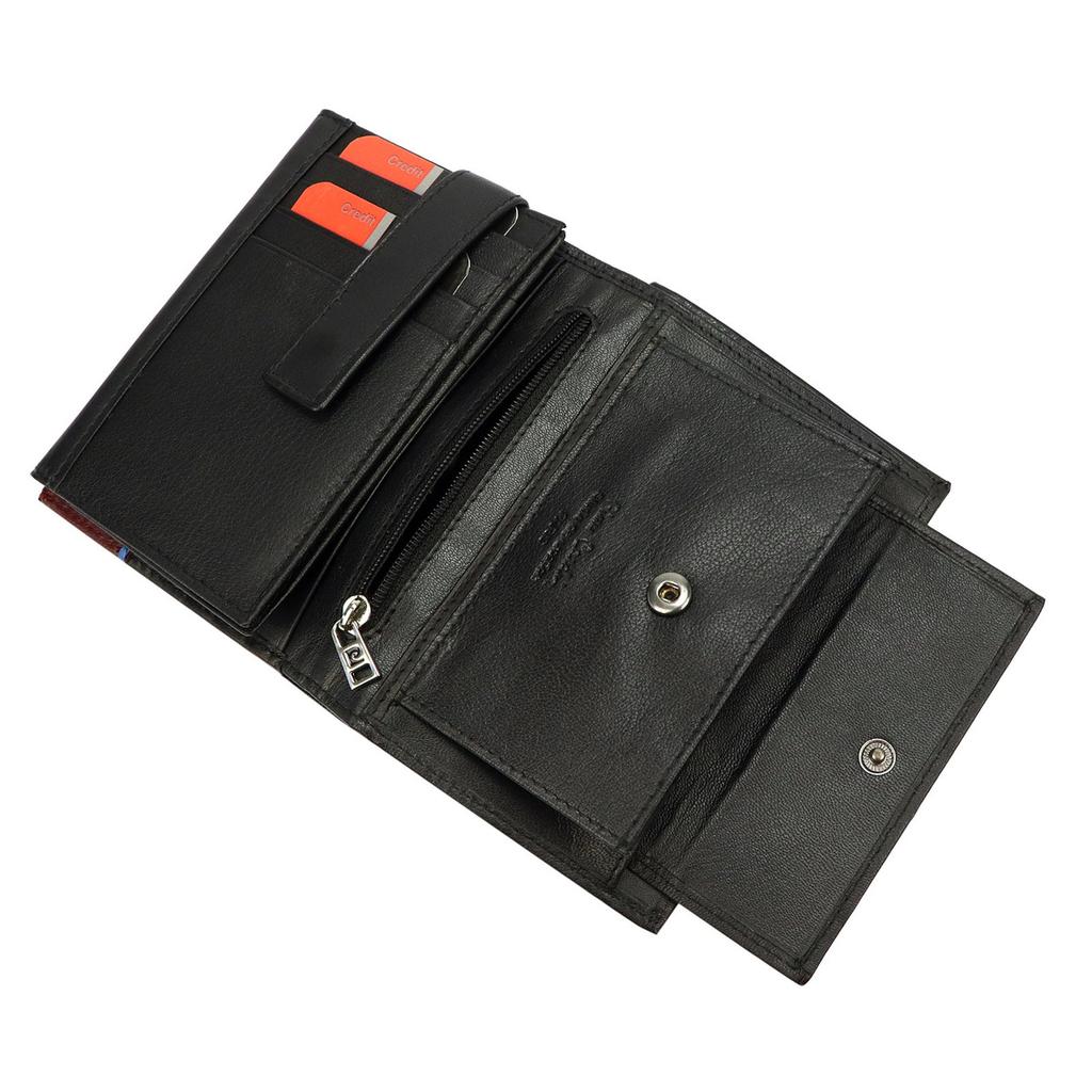 Składany Skórzany męski portfel Pierre Cardin RFID