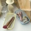 Schreibtisch-Aufbewahrungskorb Retro-Schreibwaren-Aufbewahrungsboxen Multifunktionale Kosmetik-Organizer Schreibtisch-Dekoration für Büro und Zuhause Korb für Haushaltsartikel