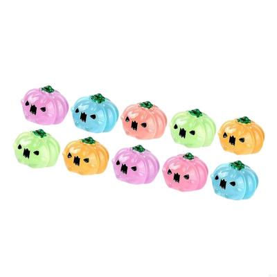 Specters Glowing Pumpkin Decorations Simple DIY Halloween Family Party Decoration Handmade M68E