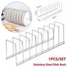 Stainless Steel Kitchen Organizer Dish Rack Household Kitchen Drainage Rack Cooking Dish Pan Cover Stand Kitchen Accessories