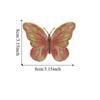 60PCS INS Style Butterfly Scrapbook Sticker 3D Stationery Sticker  Postcard Decoration