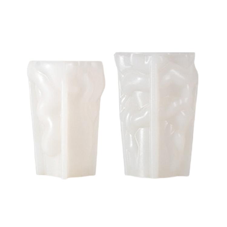 Irregulars Geometric Shape Candle Molds Wavy Cylindrical Silicones Mould Ornament Molds Casting Mould Craft Supplies