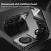 360° Rotating Ring Stand Magnetic Hinge Protective Case For Samsung Galaxy Z Flip 7 FE 6 5 4 3 With Screen Film Shockproof Cover