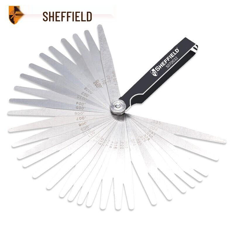 SHEFFIELD S070032 32-Piece Feeler Gauge
