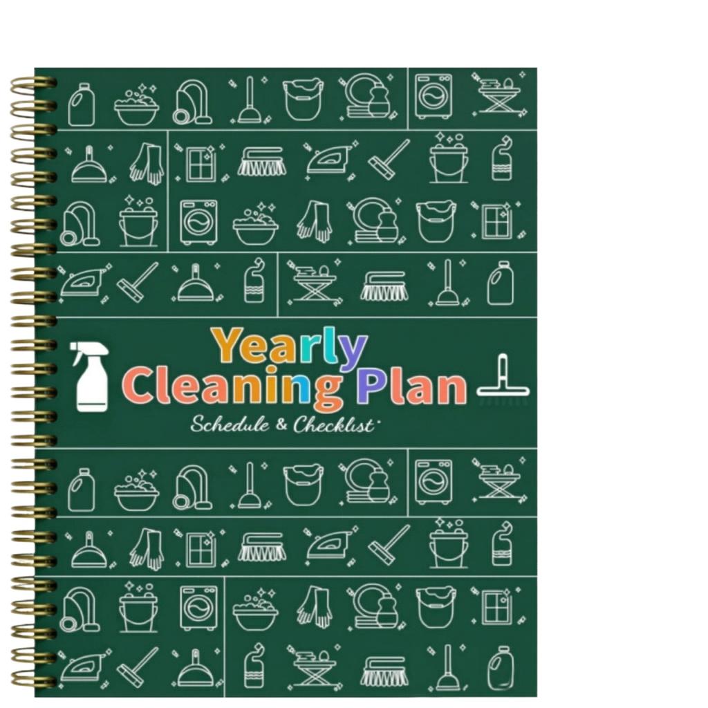 Annual Cleaning Schedule And Cleaning Plan Book