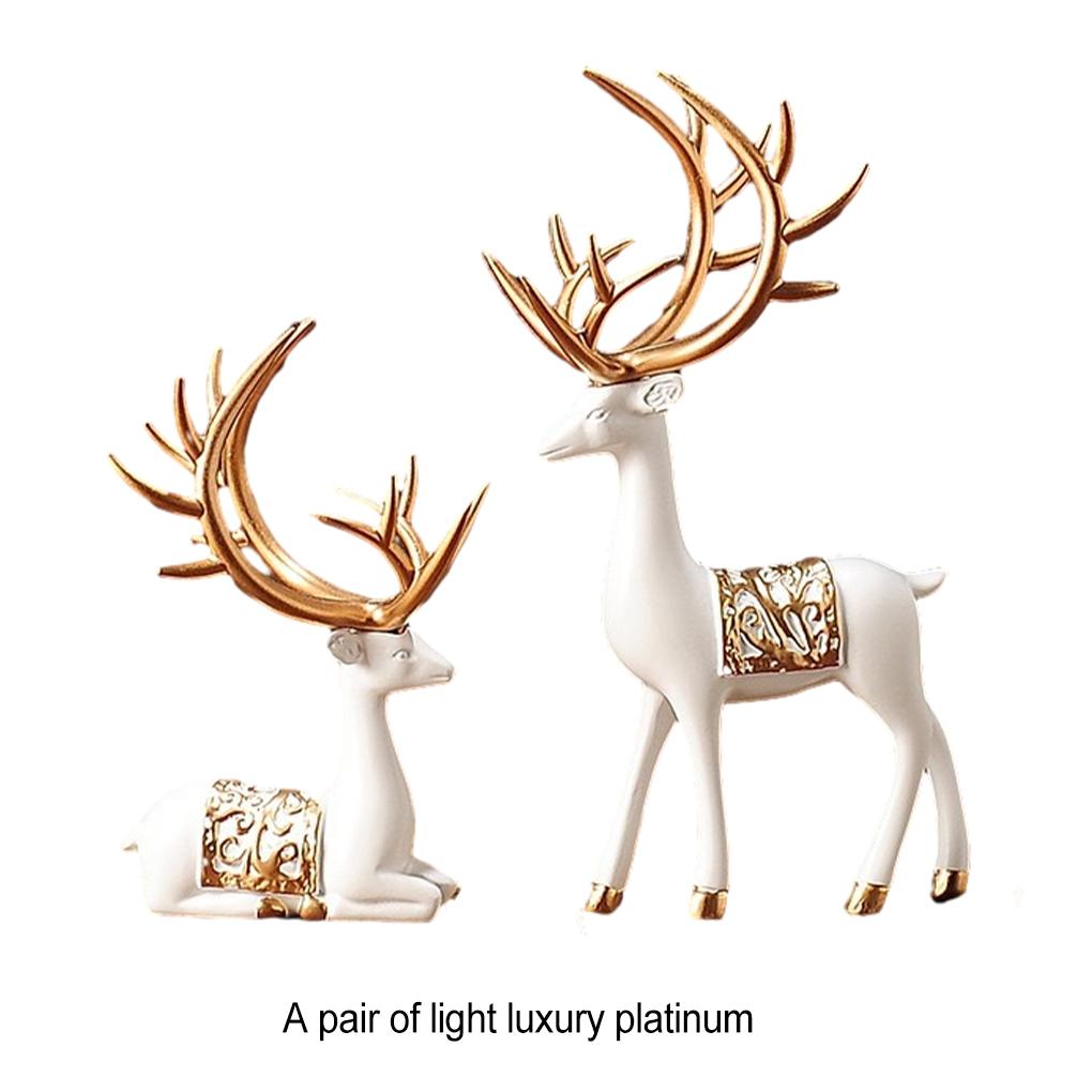 Luxusní bytové dekorace Přidejte domovu kouzlo Dekorace místnosti se sobem Dekorace domu se sobem