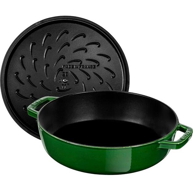Frying Pan for Baking Zwilling Staub 24 Cm Green 2.4 L (40511-479-0)