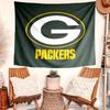 Green Bay Packers Tapestry Wall Hanging Room Background Cloth Home Decor Beach Mat Yoga Mat Sofa Bed Sheet