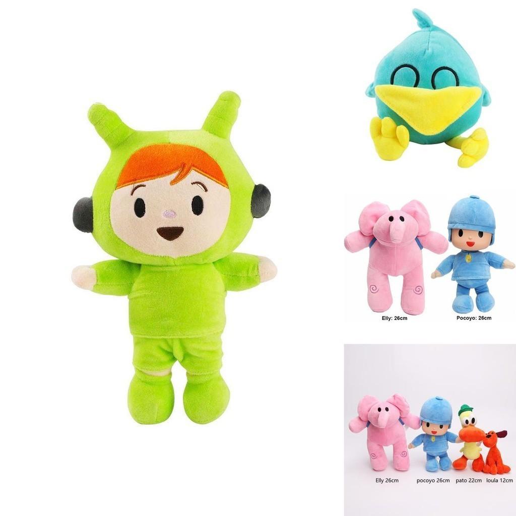 High-quality Pocoyo Elly Pato Loula Sleepy Bird Soft Plush Stuffed Figure Toy Doll Kids Gift