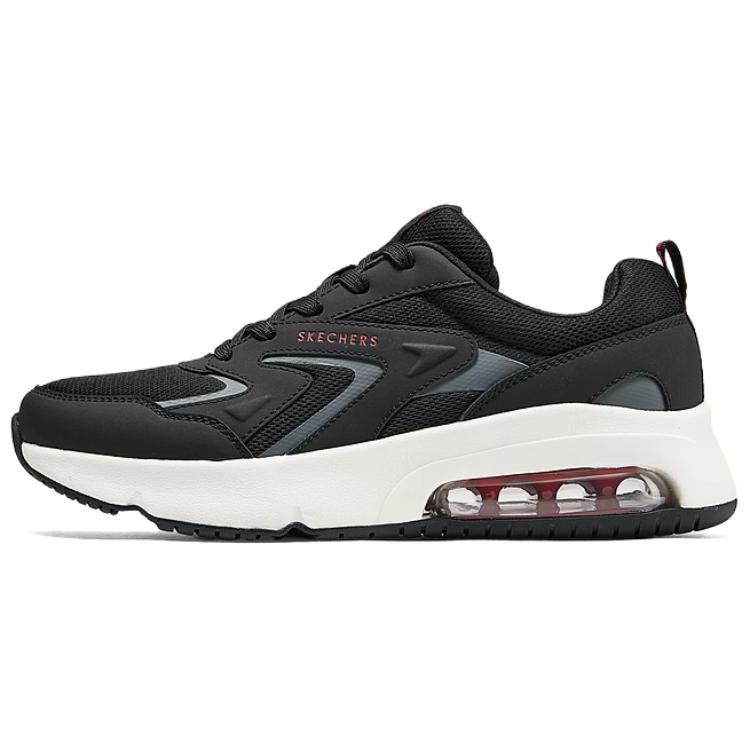 Skechers Uno Evolve Удобные Универсальные Прочные Низкие Повседневные Беговые Кроссовки Мужская кроссовка Черный 183040-BKRD